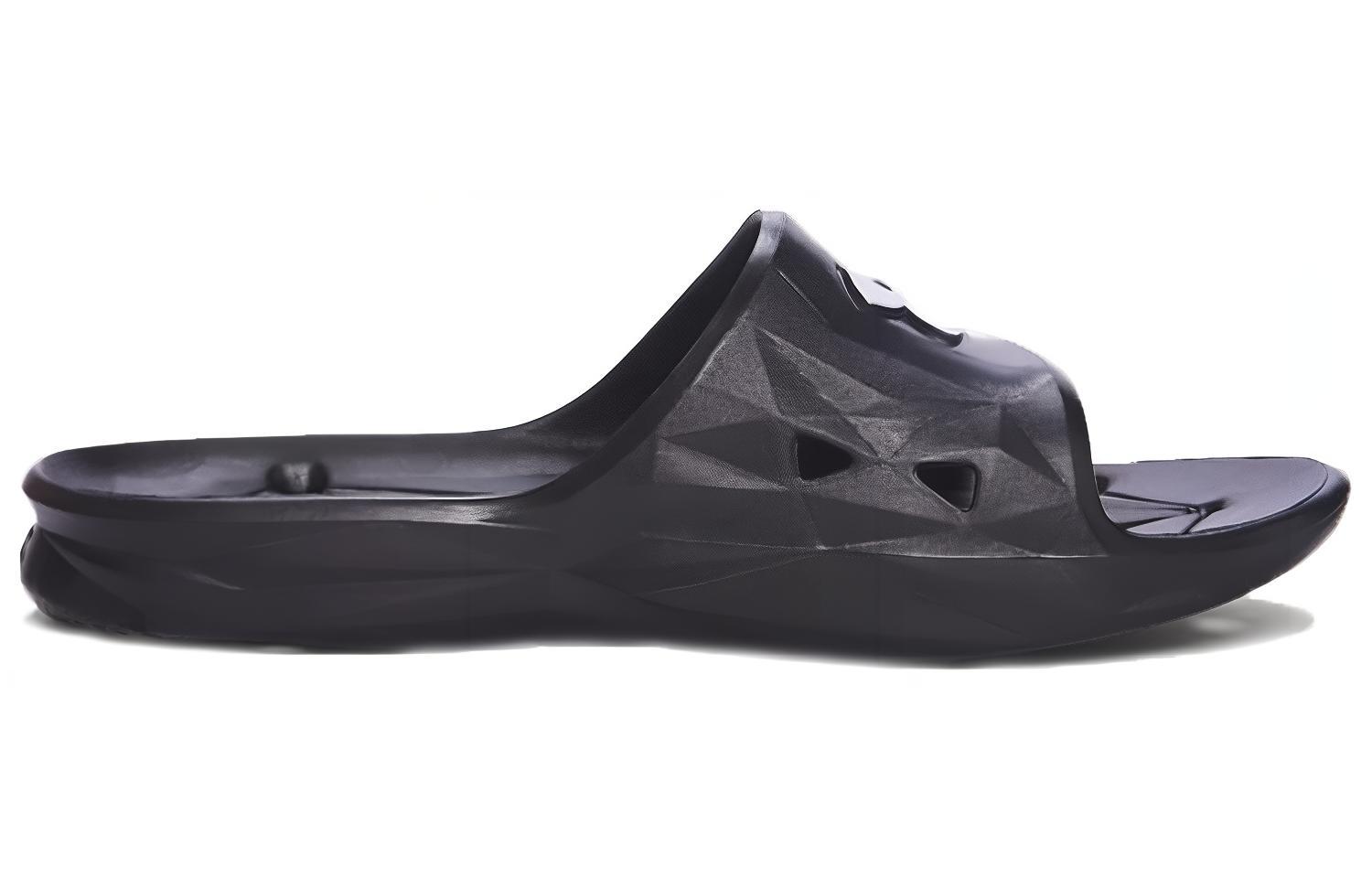 Order 安德玛 Locker 3 拖鞋 '黑银' 1287325-001