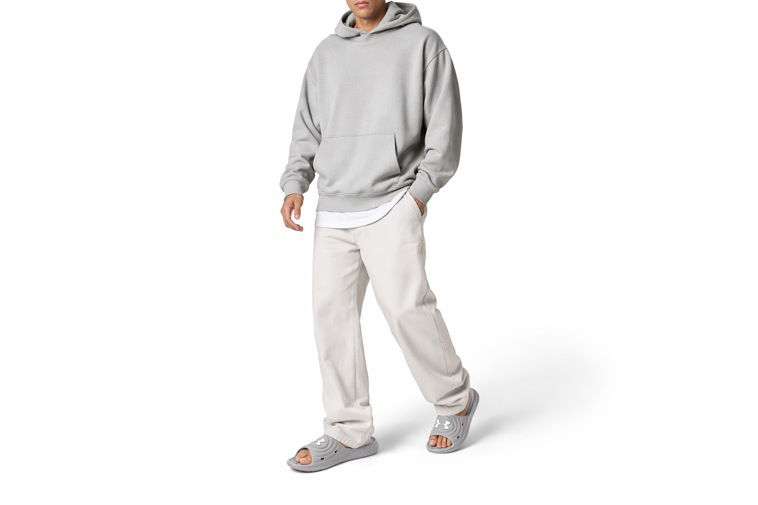 Order Under Armour Locker 4 Slide ''Grigio Mod'' 3023758-100