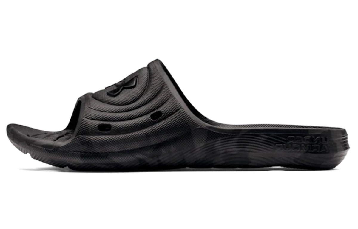 Under Armour Locker Slides 'Black Jet Grey'