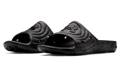 Under Armour Locker Slides 'Black Jet Grey'