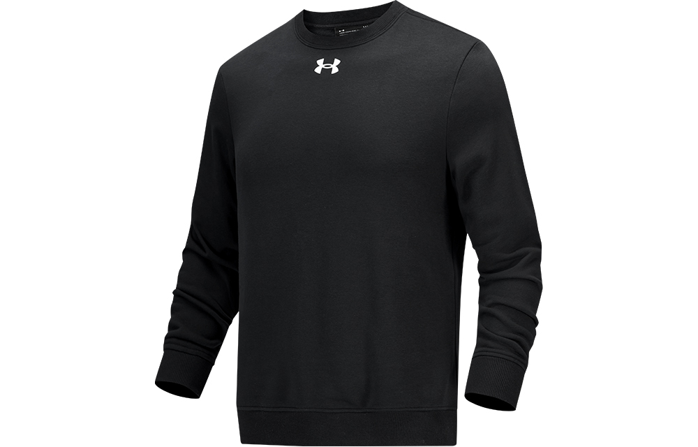Under Armour Logo Graphic Knit Crewneck Training Sweatshirt Black 21600301-001