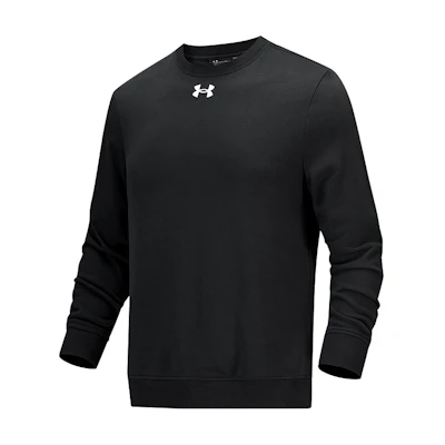 Under Armour Logo Graphic Knit Crewneck Training Sweatshirt Black 21600301-001