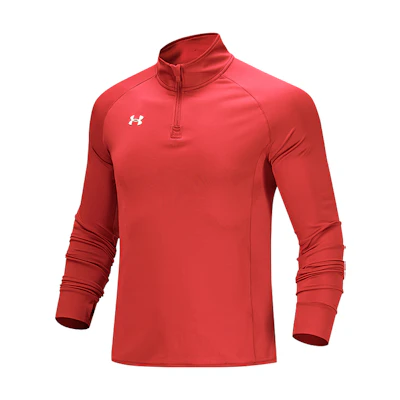 Under Armour Logo Half-Zip Training Sweatshirt Red 21600601-600