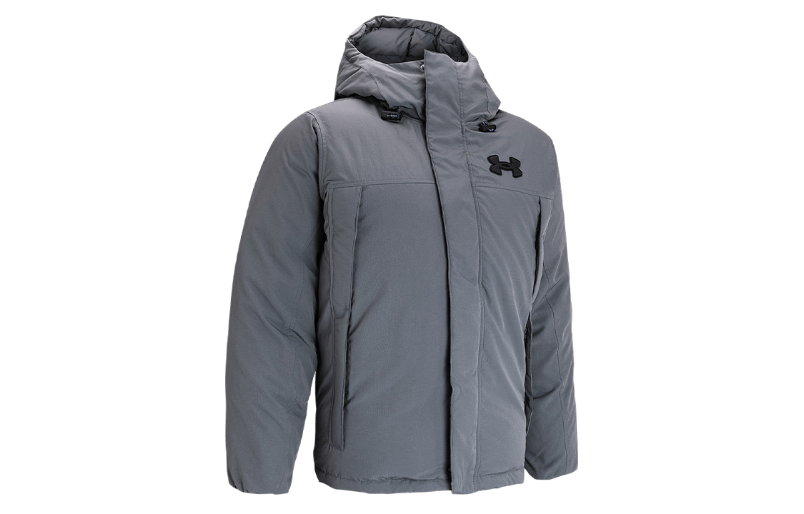 Under Armour Logo Jacket Peach Gray Color 1360627-012