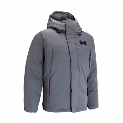 Under Armour Logo Jacket Peach Gray Color 1360627-012