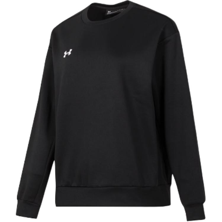 Under Armour Logo Outdoor Casual Sports Pullover Sweatshirt Unisex - Black 24600305-001