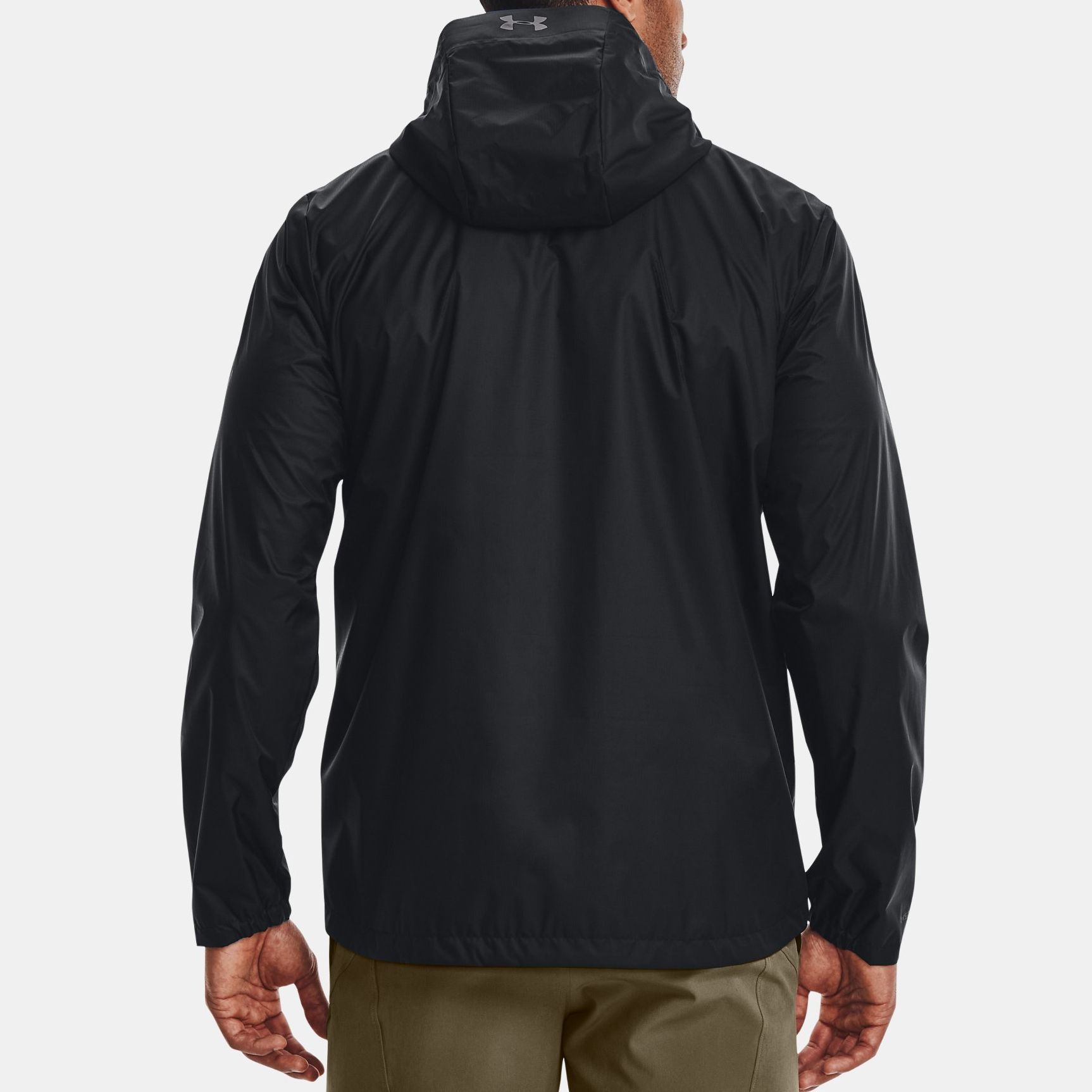 Under Armour Logo Print Zip-Up Hoodie Jacket Black 1321439-002 圖 5