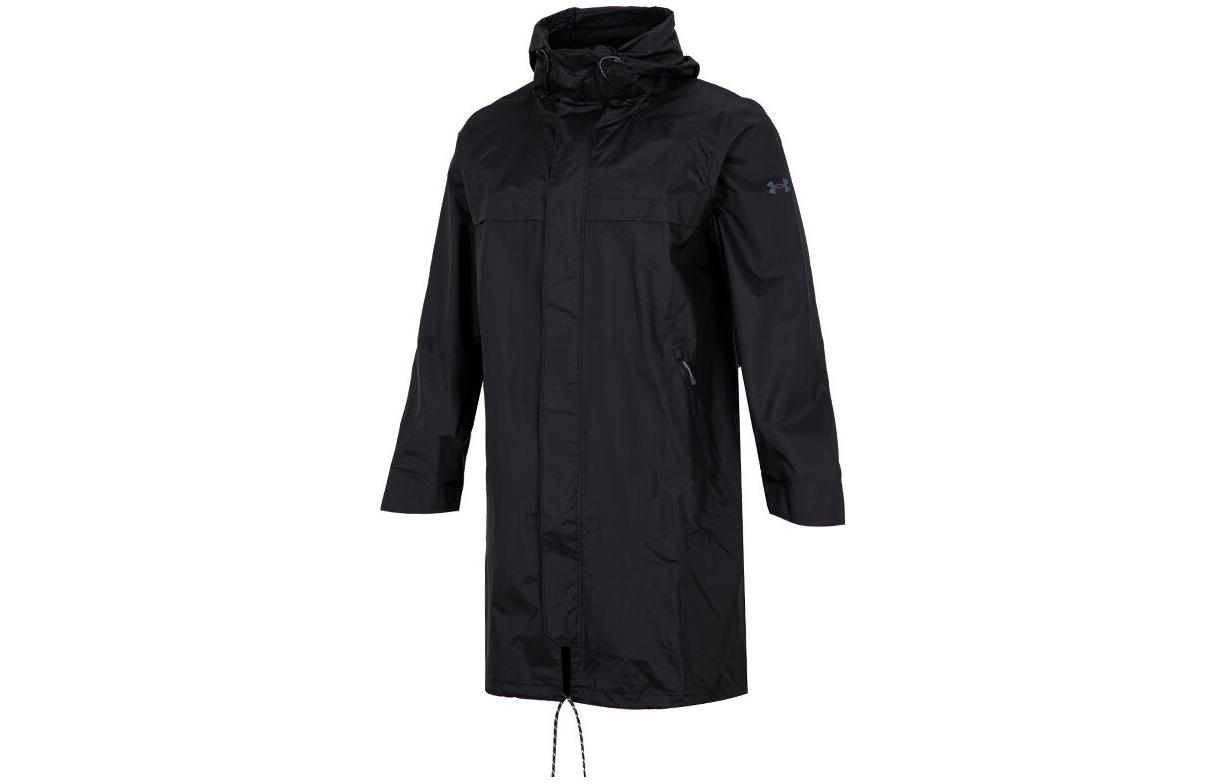 Under Armour Long Full Zip Hooded Jacket Black 1360414-001