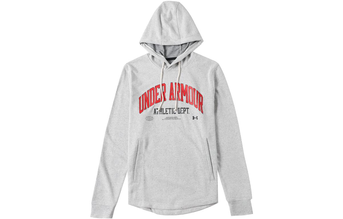 Under Armour Loose Fit Graphic Logo Hoodie - Gray 1370354-279