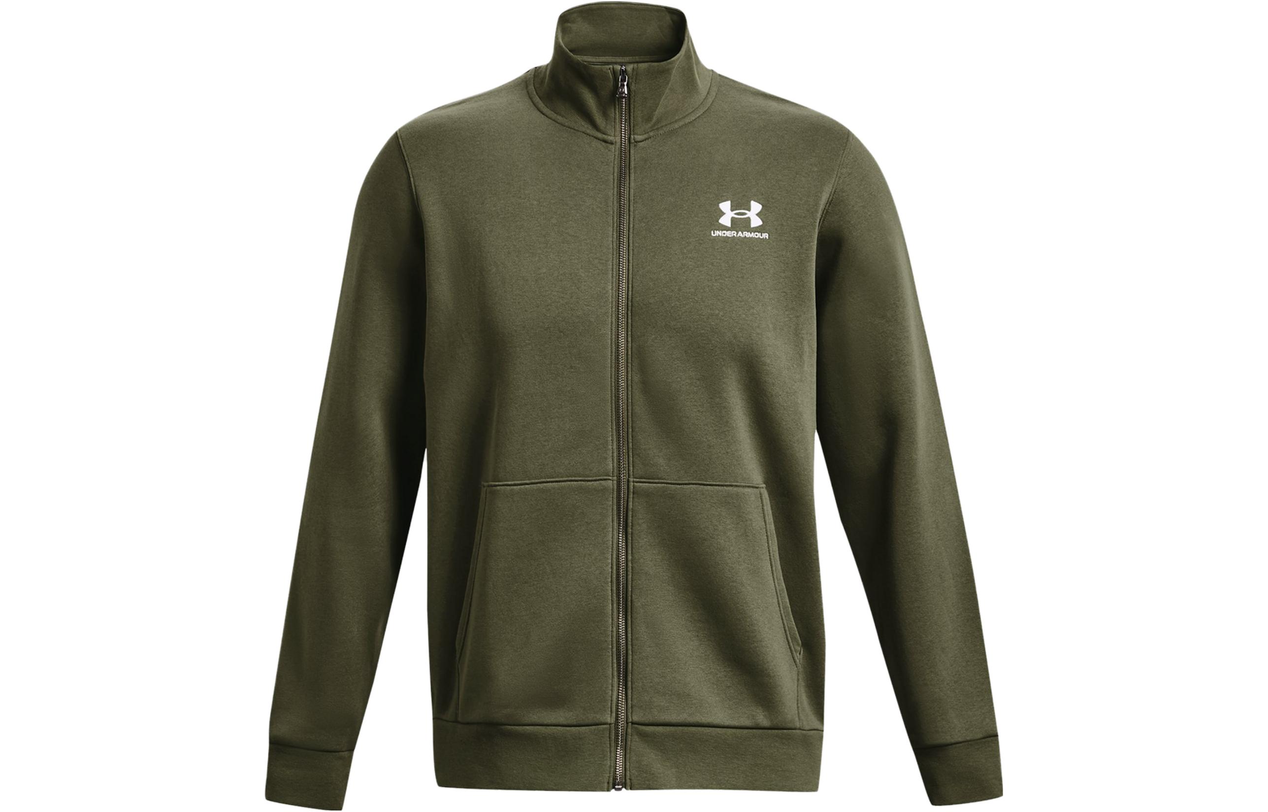 Under Armour Loose Fit Logo Zip-Up Jacket - Green 1381035-390