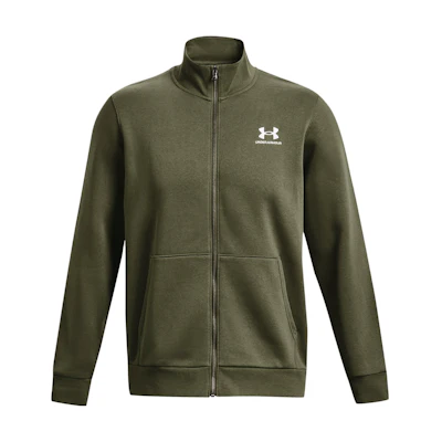 Under Armour Loose Fit Logo Zip-Up Jacket - Green 1381035-390