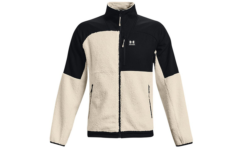 Under Armour Loose Fit Logo Zip-Up Jacket - Summit White 1366091-110