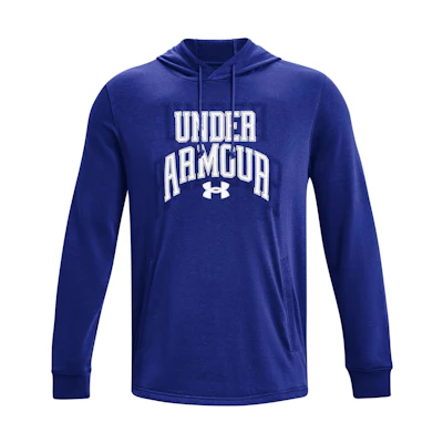 Under Armour Loose Fit Retro Hoodie Blue Long Sleeve 1379766-400