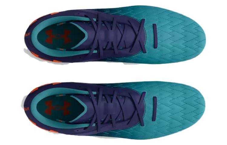 Shop 安德玛Magnetico Select 2.0 FG冰川蓝橙色足球鞋 3025642-400