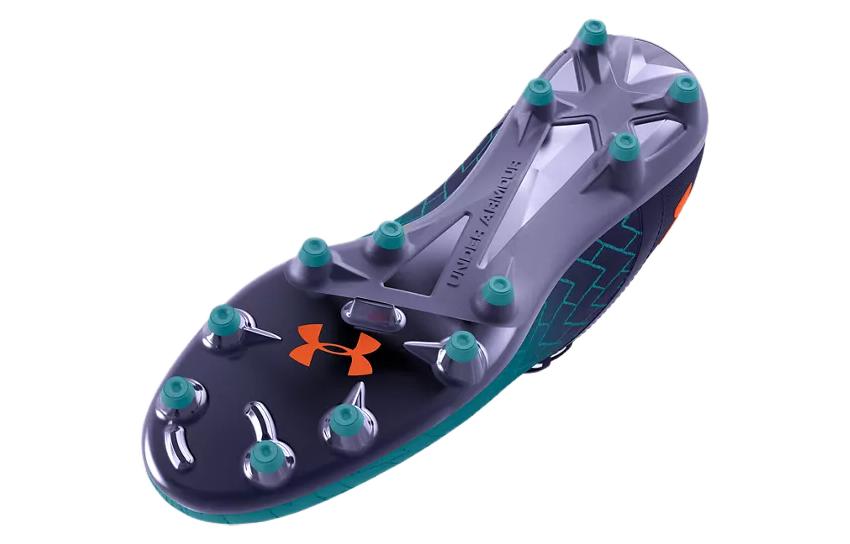 Purchase 安德玛Magnetico Select 2.0 FG冰川蓝橙色足球鞋 3025642-400