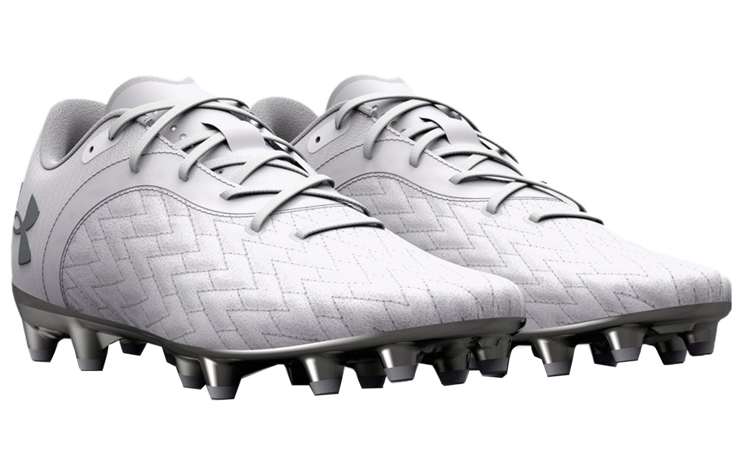 Lookbook Under Armour Magnetico Select 2.0 FG 'Putih Perak Metalik' 3025642-101