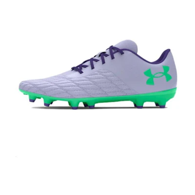 UA Magnetico Select 3 FG Soccer Cleats 'Purple Green'
