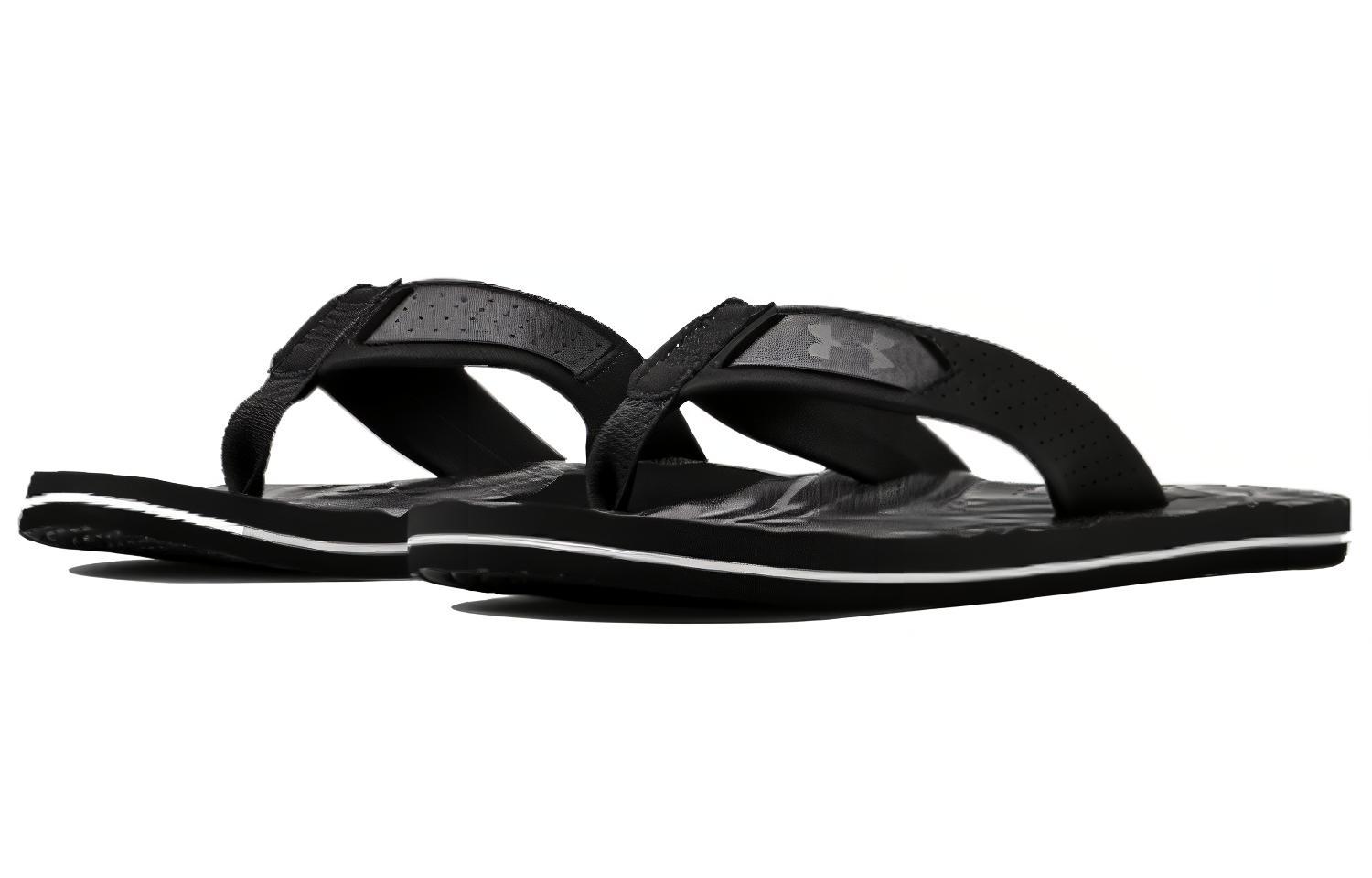 Shop Under Armour Marathon Key 4 Sandal 'Black Jet Grey' 3022712-001