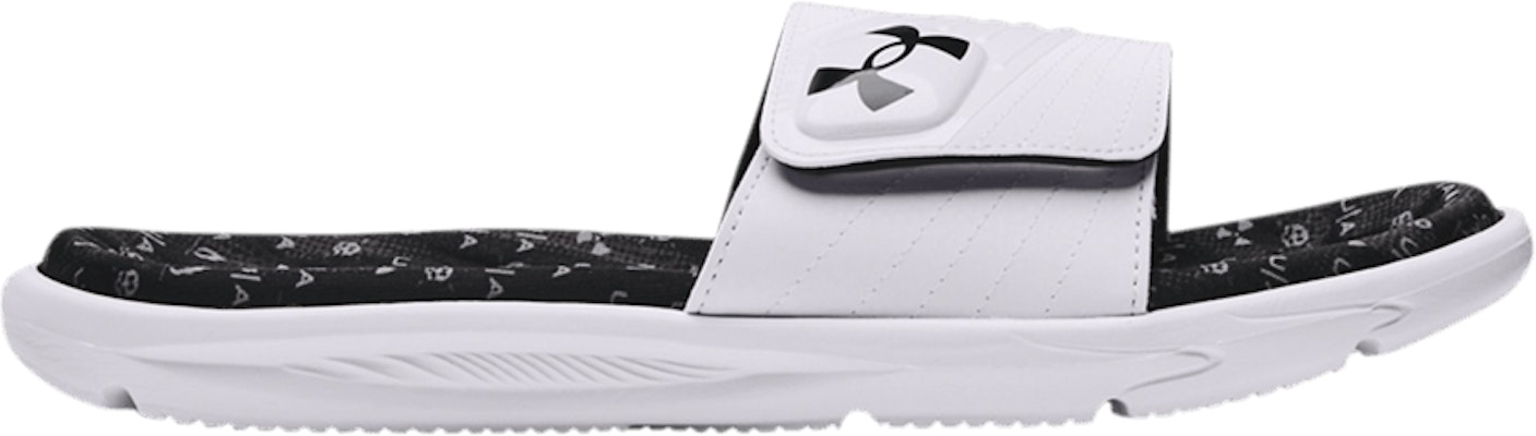 Under Armour Mercenary 12 Slide White Black 3023759 100