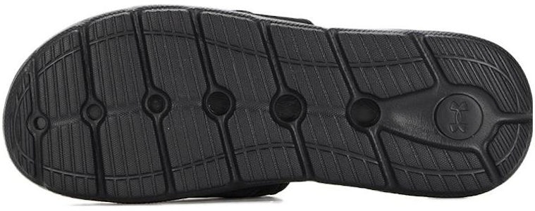 安德瑪傭兵拖鞋 '黑色噴射灰' 3026035-001 Purchase 安德瑪傭兵拖鞋 '黑色噴射灰' 3026035-001