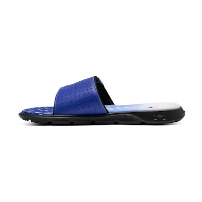 UA Mercenary Slippers 'Blue Black'