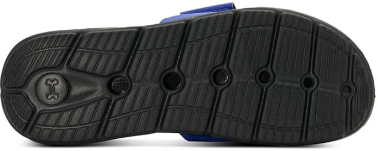 安德玛雇佣兵拖鞋'蓝黑' 3027252-400 Purchase 安德玛雇佣兵拖鞋'蓝黑' 3027252-400