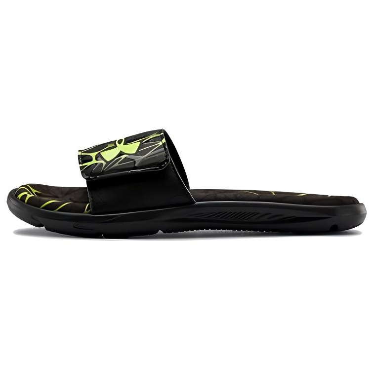Under Armour Mercenary Slippers Black/Green 3022713-001