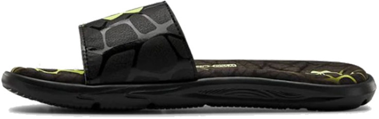 Under Armour Mercenary Slippers Black/Green 3022713-001 Buy Under Armour Mercenary Slippers Black/Green 3022713-001