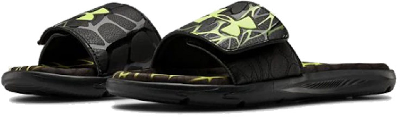 Under Armour Mercenary Slippers Black/Green 3022713-001 Lookbook Under Armour Mercenary Slippers Black/Green 3022713-001