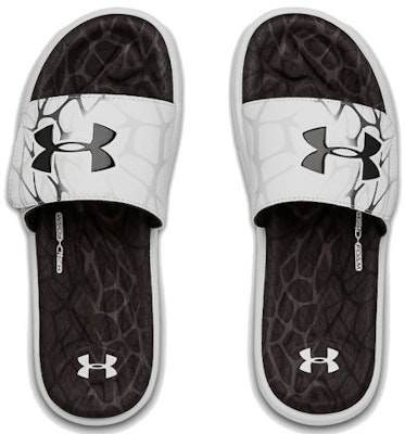 Under Armour Mercenary XI Slippers Black/White 3022713-100 Shop Under Armour Mercenary XI Slippers Black/White 3022713-100