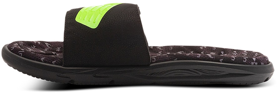 Under Armour安德玛 Mercenary Xii 拼接休閒拖鞋 黑綠 Buy Under Armour安德玛 Mercenary Xii 拼接休閒拖鞋 黑綠