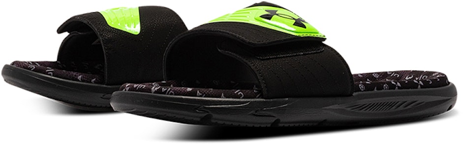 Under Armour安德玛 Mercenary Xii 拼接休閒拖鞋 黑綠 Lookbook Under Armour安德玛 Mercenary Xii 拼接休閒拖鞋 黑綠