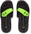 Under Armour Mercenary XII Selipar Hitam/Hijau 3023759-002