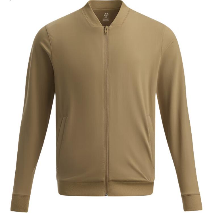 Under Armour Meridian Camel Brown Casual Athletic Long Sleeve Jacket 1386976-263
