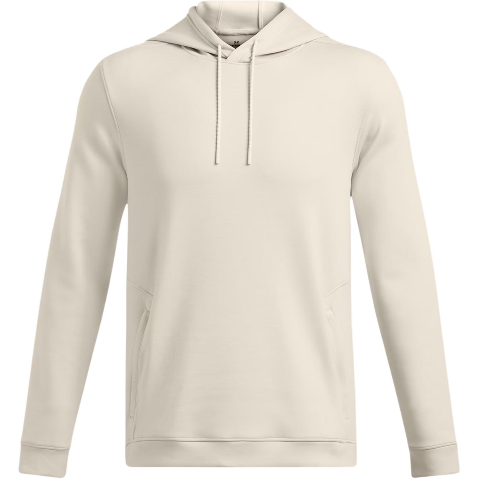 Under Armour Meridian Cold Weather Hoodie Long Sleeve Sweatshirt Men’s Beige 1379668-110