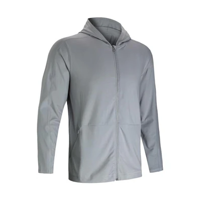Under Armour Meridian Solid Color Hoodie Training Jacket Gray 1379674-011