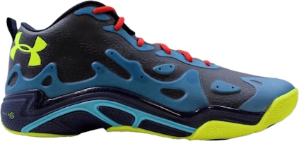 Under Armour Micro G Anatomix Spawn 2 Low 'Midnight Navy Volt' 1252477-410 Under Armour Micro G Anatomix Spawn 2 Low 'Midnight Navy Volt' 1252477-410