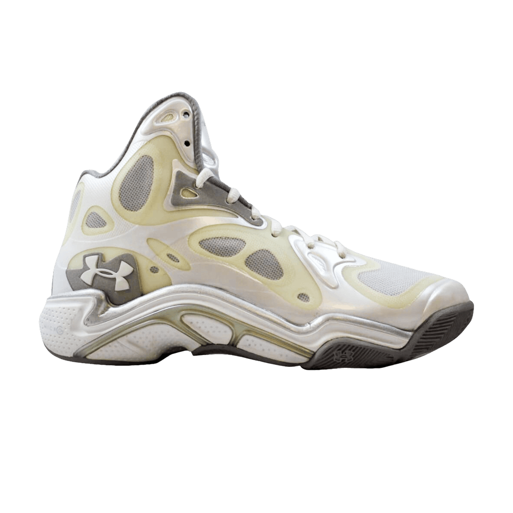 Buy UAアナトミックス スポン 白/メタリックシルバー 1238925-118