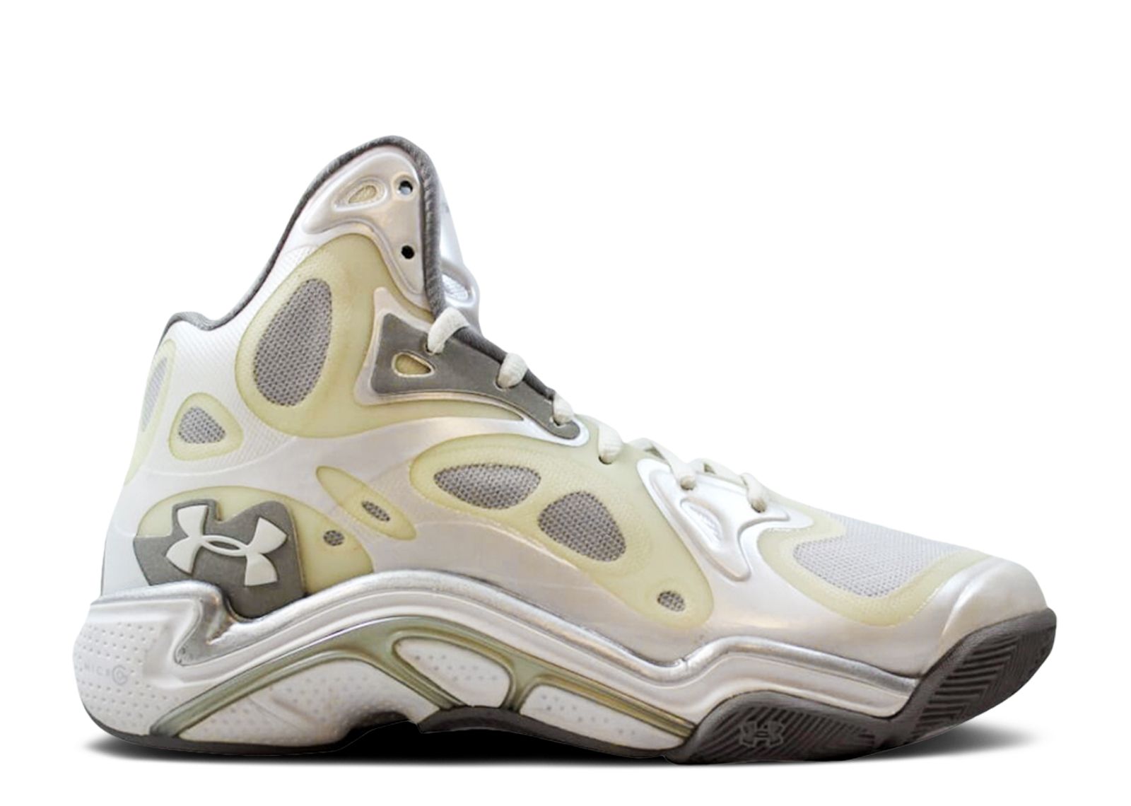 Under Armour Micro G Anatomix Spawn 'White Metallic Silver' 1238925-118