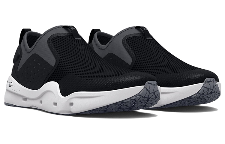 Lookbook Under Armour Micro G Kilchis Slip '黑色光晕灰' 3024944-001