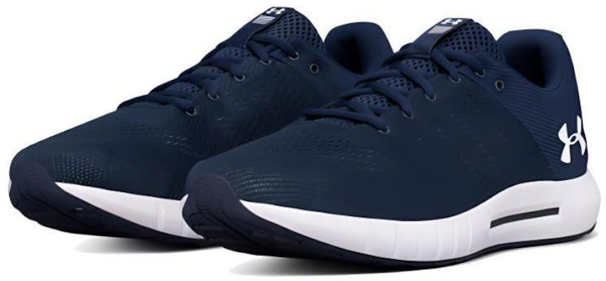 Under Armour Micro G Pursuit 'Navy White' 3000011-402 Lookbook Under Armour Micro G Pursuit 'Navy White' 3000011-402