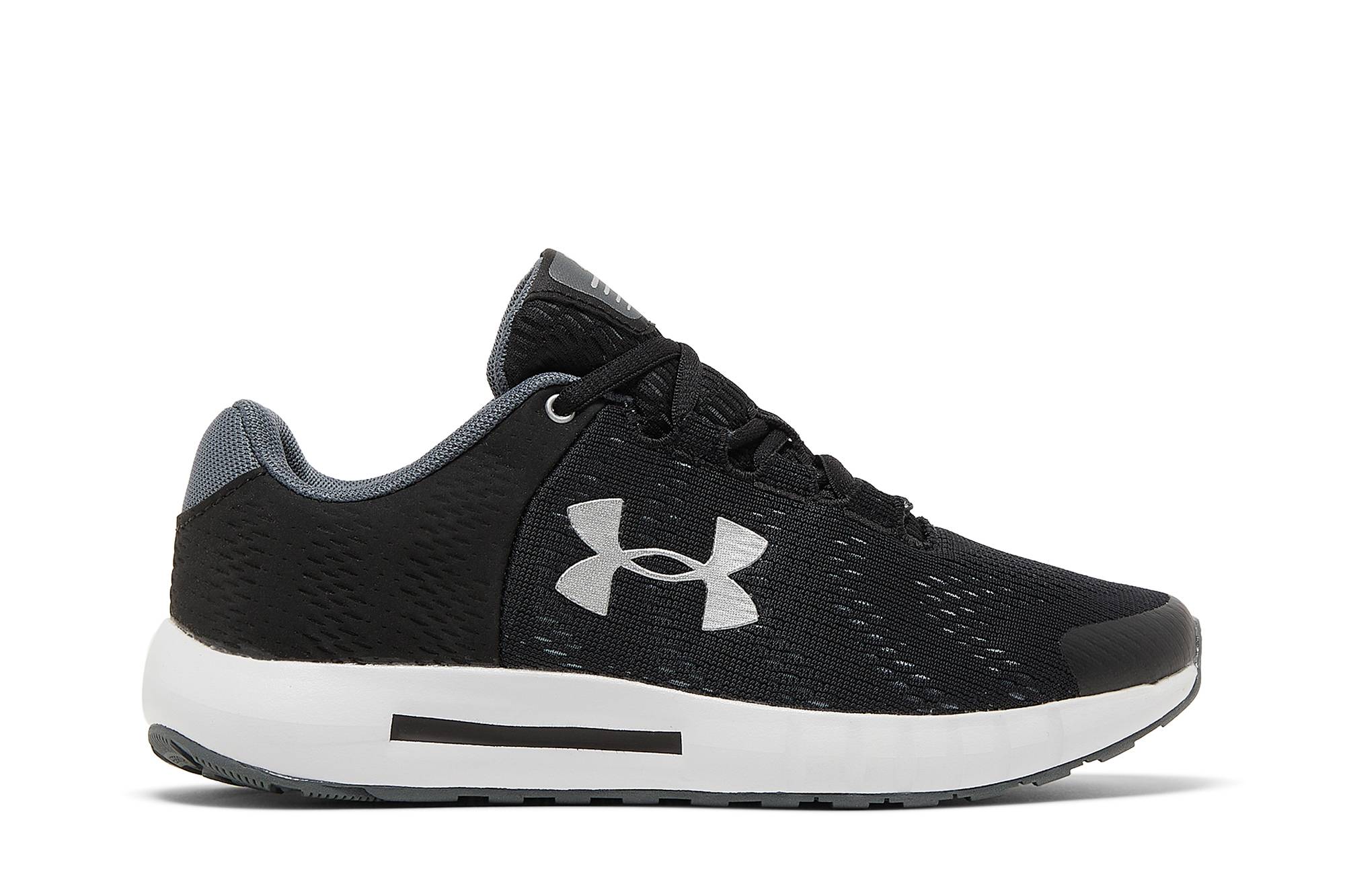 (Grade School) Under Armour Micro G Pursuit BP 'Black White' 3022092-001