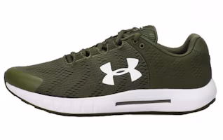 Under Armour Micro G Pursuit Bp Low-Top Running Shoes 'Green White' 3021953-302 Under Armour Micro G Pursuit Bp Low-Top Running Shoes 'Green White' 3021953-302