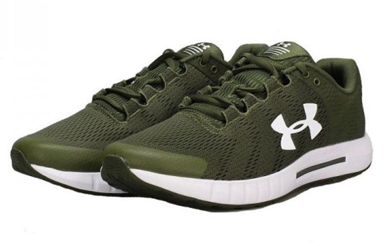 UA Micro G Pursuit Bp Low-Top Running Shoes 'Green White' 圖 3