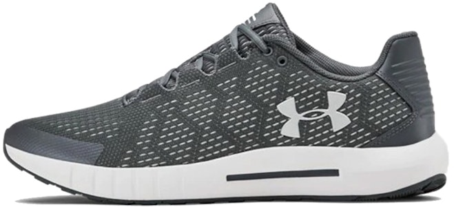 安德玛 Micro G Pursuit SE 低帮 跑步鞋 男女同款 灰色 Buy 安德玛 Micro G Pursuit SE 低帮 跑步鞋 男女同款 灰色