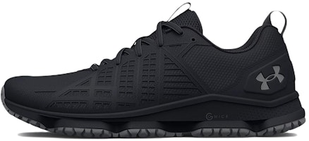 Under Armour Micro G Strikefast 2E Wide 'Black Pitch Grey' 3025983-001 Under Armour Micro G Strikefast 2E Wide 'Black Pitch Grey' 3025983-001