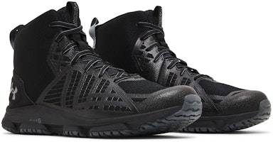 Under Armour Micro G Strikefast 中筒運動鞋 '黑色與膠岩灰' 3025575-001 Cheap Under Armour Micro G Strikefast 中筒運動鞋 '黑色與膠岩灰' 3025575-001