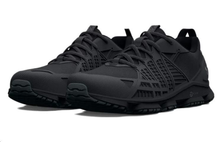 Shop Under Armour Micro G Strikefast Protect 2E Wide 'Black Pitch Grey' 3025984-001