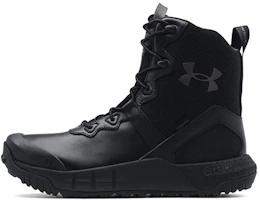 Under Armour Micro G Valsetz Leather 'Black Jet Grey' 3024266-001 Under Armour Micro G Valsetz Leather 'Black Jet Grey' 3024266-001
