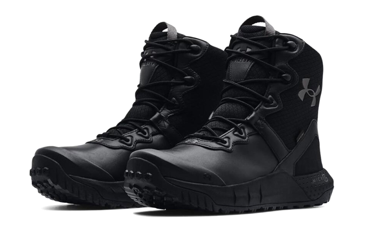 Lookbook Under Armour Micro G Valsetz 皮革 'Black Jet Grey' 3024266-001